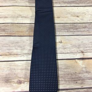 Kenneth Cole reaction blue polka dot skinny tie
